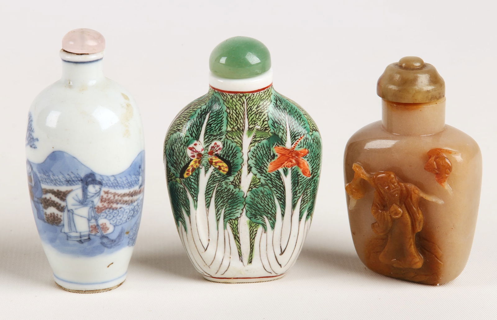 (3) Chinese snuff bottles (1 of 10)