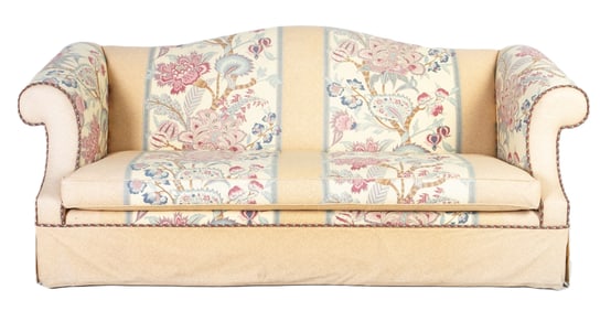 Custom upholstered sofa