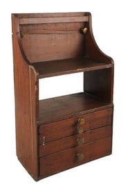 Miniature wood apothecary/tool chest