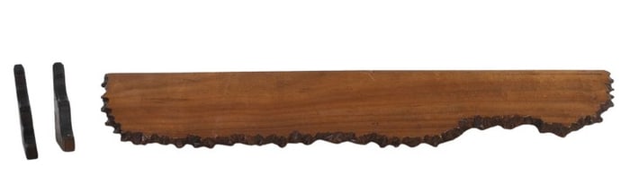 Modern Design freeform edge shelf