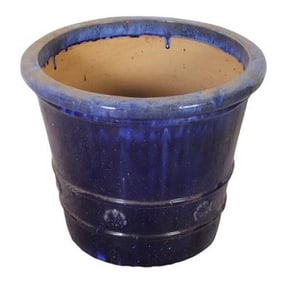 Terracotta round planter