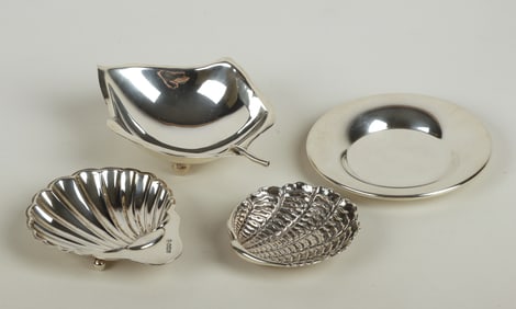 (4) Sterling silver dishes, 6.875 TO