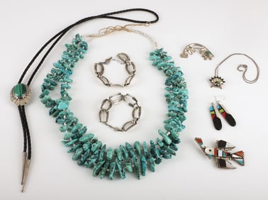 Southwestern and Style Jewelry Grouping