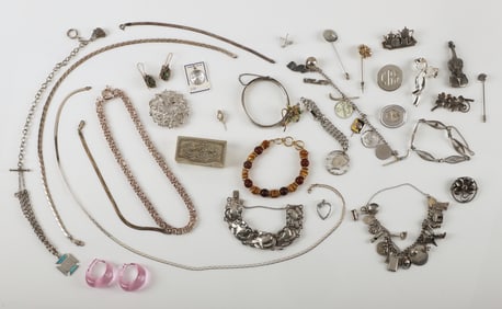 Assorted Sterling Jewelry Grouping