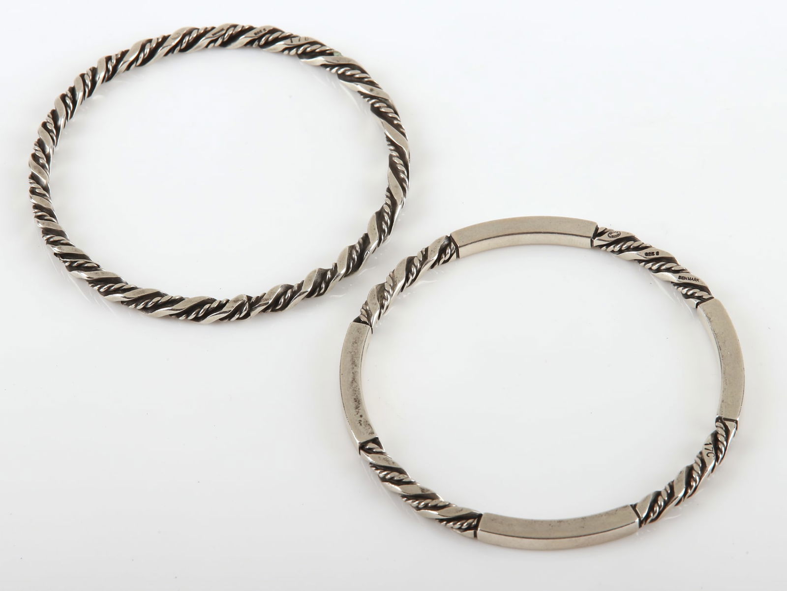 (2) Georg Jensen Sterling Silver Bangles (1 of 8)