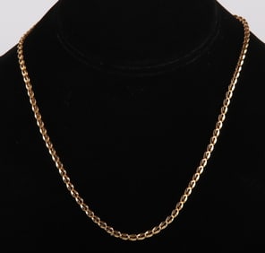 14K Yellow Gold Fancy Link Necklace
