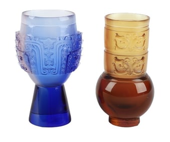 (2) Tittot Chinese Crystal Cups
