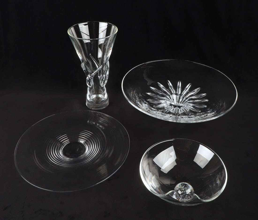 (4) Steuben Crystal Bowls and Vase (1 of 9)