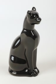 Baccarat black cat figure