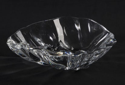 Baccarat Huitres Crystal Oyster Bowl