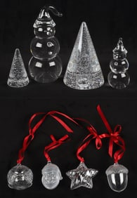 Steuben Crystal Ornaments and Holiday Decor