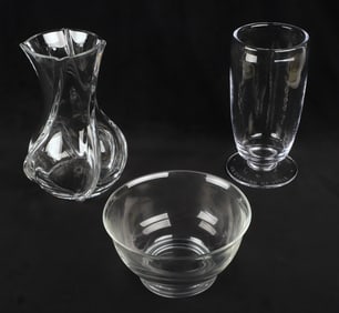 (3) Pieces of glassware