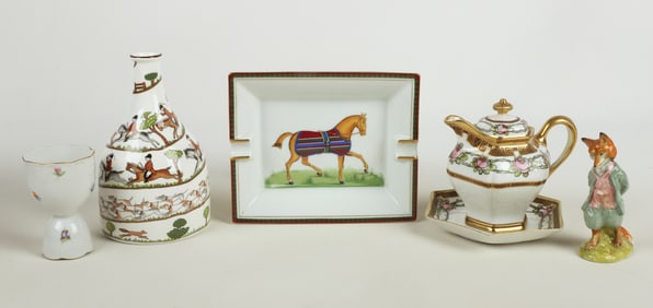 (5) Pieces of porcelain