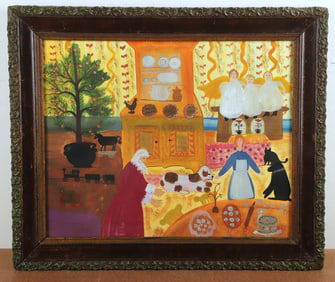 Barbara Strawser Folk Art Painting
