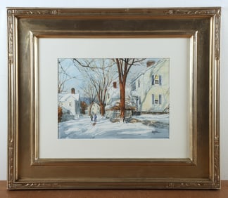 Steve Zazenski "Winter Sun Warwick R.I."