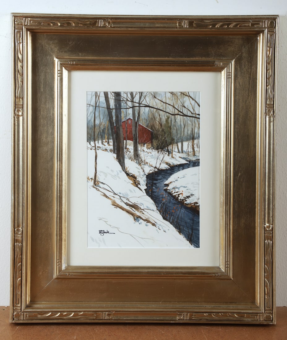 Steve Zazenski "Winter, Hunterdon County" (1 of 4)