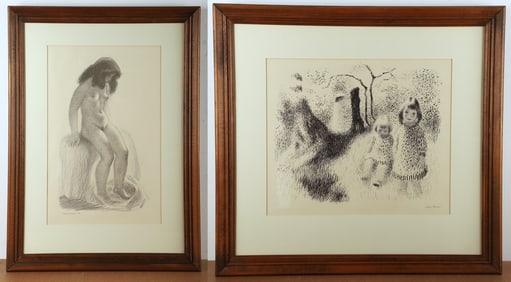 Aage Sikker Hansen, (2) Signed Lithographs