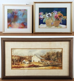 (3) Framed Paintings