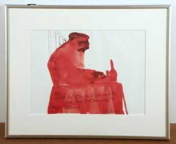 Tom Bostelle "Seated Man"