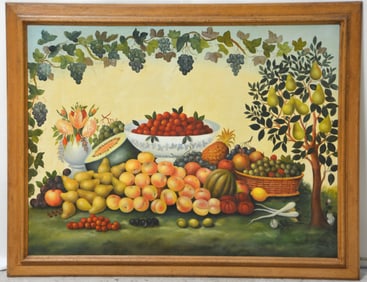 Reproduction Painting of Primitive Still Life