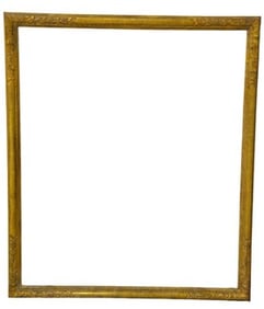 Francis Coll 40" x 34" Carved Gilt Picture Frame