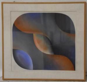 Stephen Tarantal Hard Edge Abstraction Painting