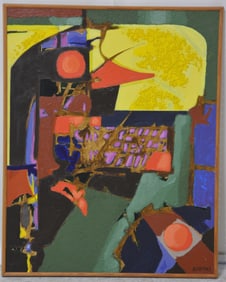 Daniel Almayrac Abstract Composition Painting