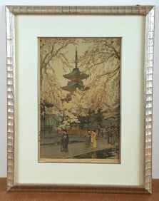 Hiroshi Yoshida "A Glimpse of Veno Park"