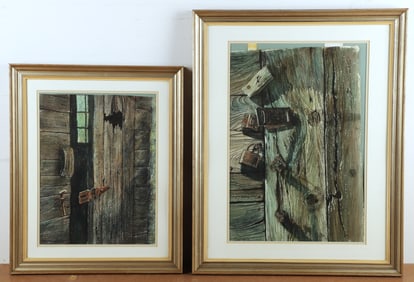 Carolyn Blish (2) Watercolor Paintings