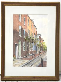 Pearl Slobodian "Spring in Elfreth's Alley"