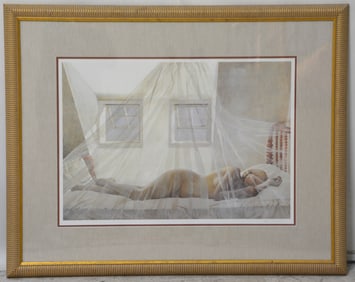 Andrew Wyeth Signed Lithograph "Day Dream"