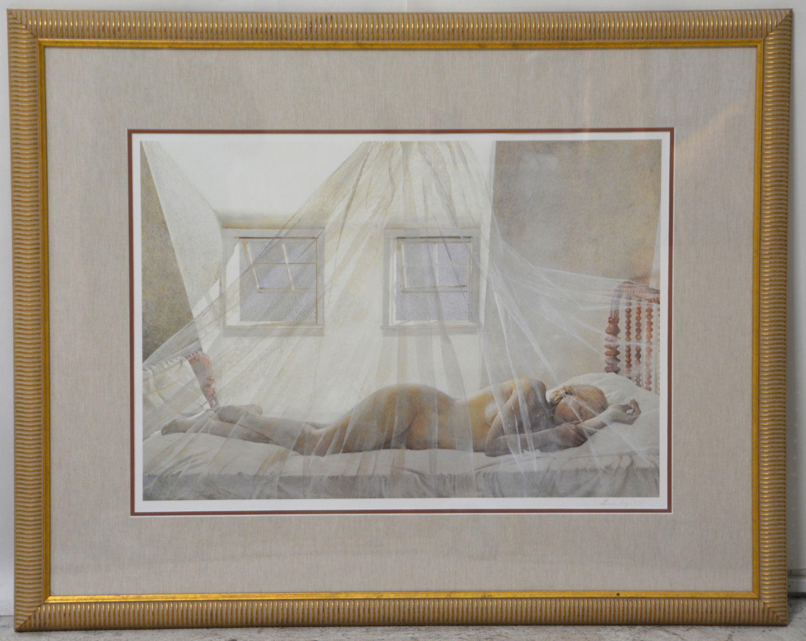 Andrew Wyeth Signed Lithograph "Day Dream" (1 of 6)
