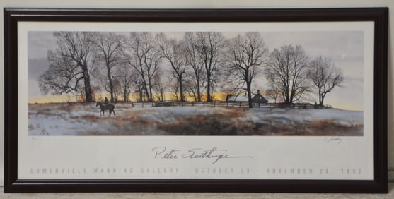 Peter Sculthorpe Signed Exhibition Poster