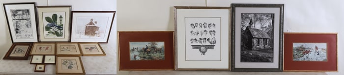 (15) Framed Prints