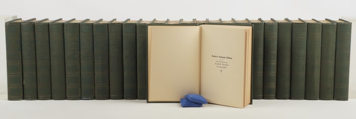 A 25-vol. set of Mark Twain's Works