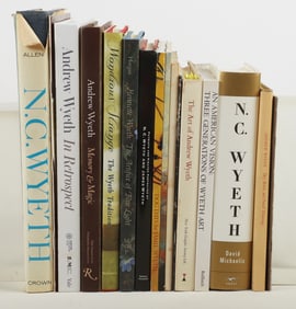 (16) books, etc. on the Wyeth family of artists