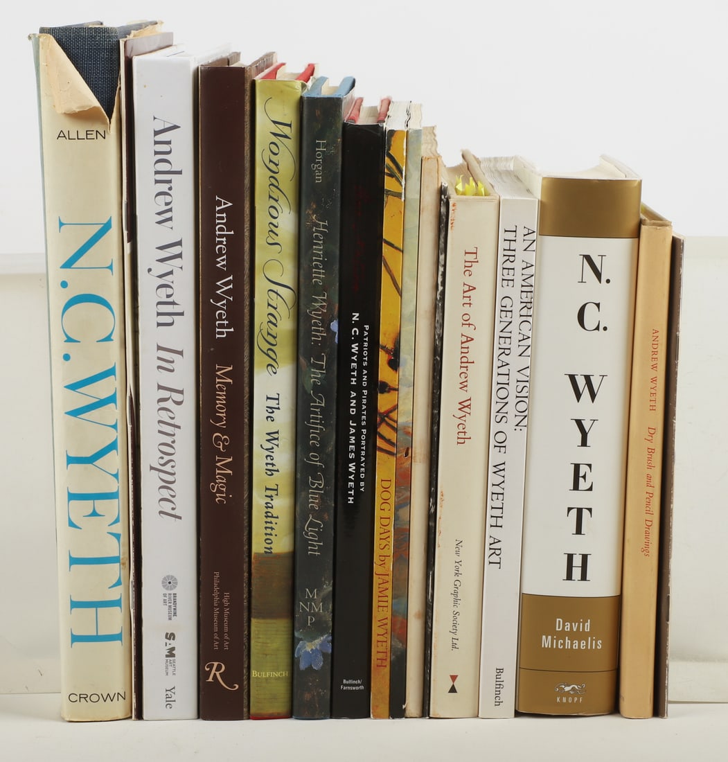 (16) books, etc. on the Wyeth family of artists (1 of 10)