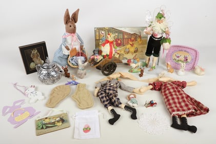 Lot of Easter decorations