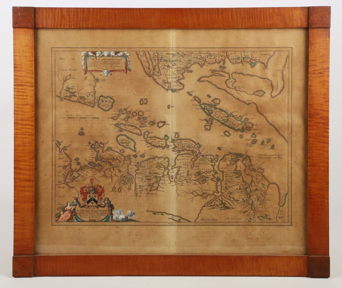 A 17th or 18th c. map of the Scottish Firth of Lorn (1 of 4)