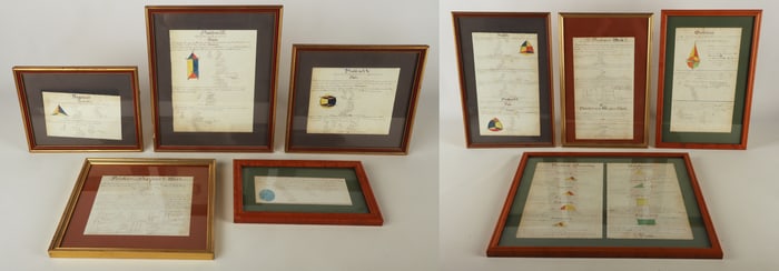 (9) Framed and Illuminated Geometry Equations