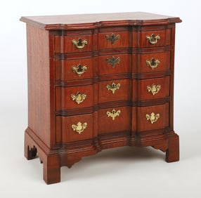 Louis A. Irion Jr. Miniature Mahogany Chippendale Chest