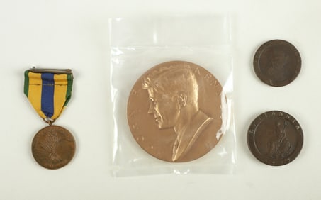 (4) Medallions & Coins