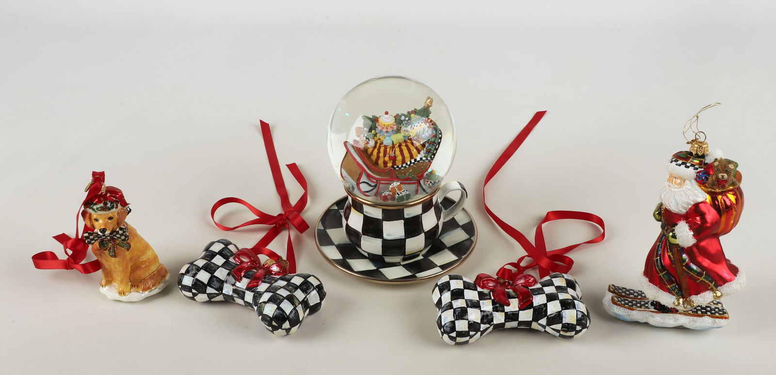 Mackenzie Childs Christmas Ornaments and Mug (1 of 9)