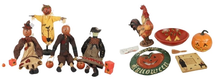 A Collection of Folk Style Halloween Decor
