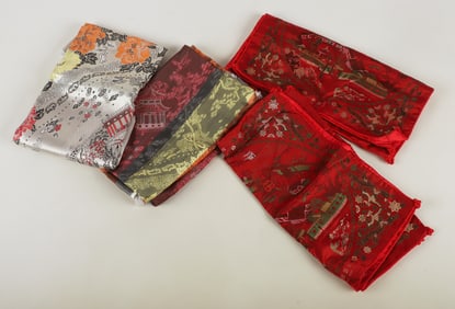 Asian Jacquard Pillowcases and Tablecloths