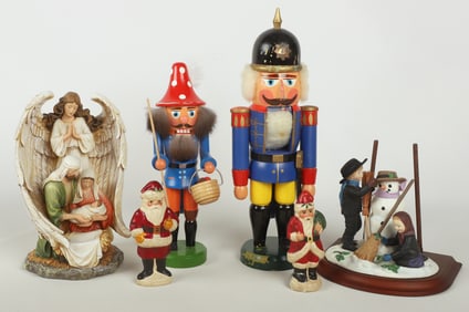 (6) Christmas Figures