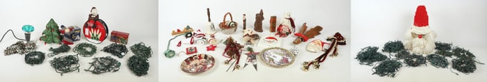 Lot of Christmas decorations