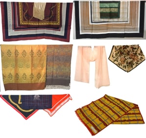 Vintage Designer Scarf Grouping