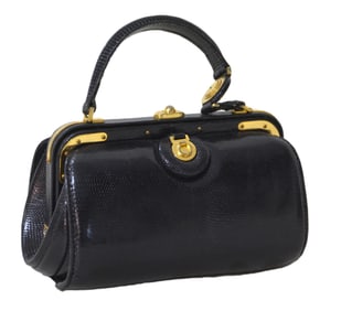 Lederer Reptile Handbag with Watch Strap