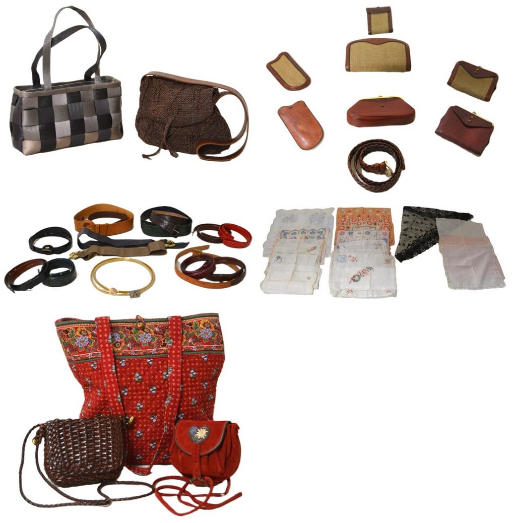 Vintage Belts, Purses, Handkerchiefs (1 of 7)